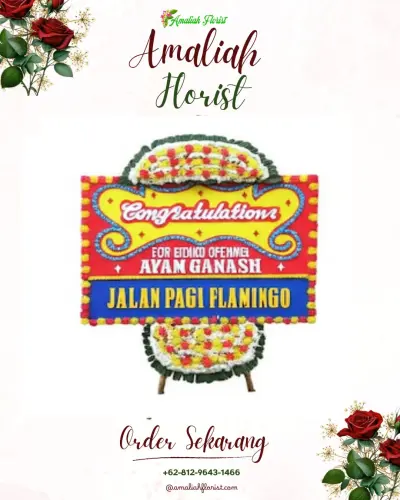 Bunga Papan Congratulation di Pucungroto